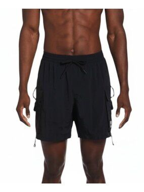 Nike Volley 5" Buckle Swim Shorts NESSE560-001 Men's Medium New with Tags